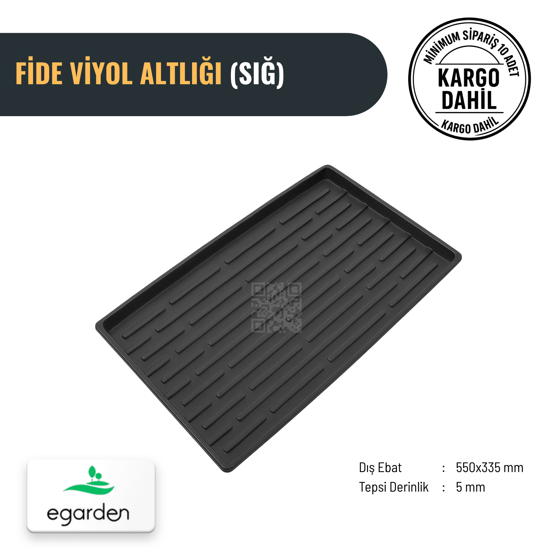 Fide Viyol Altlığı (Sığ) – 550x335 mm